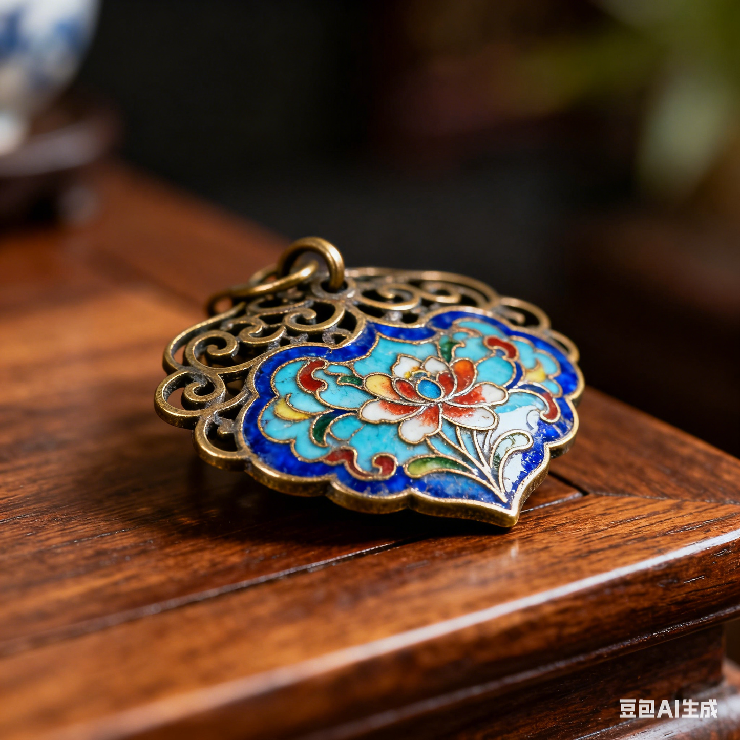 Handmade Chinese Cloisonné Enamel Figurine | Cultural Art Decoration