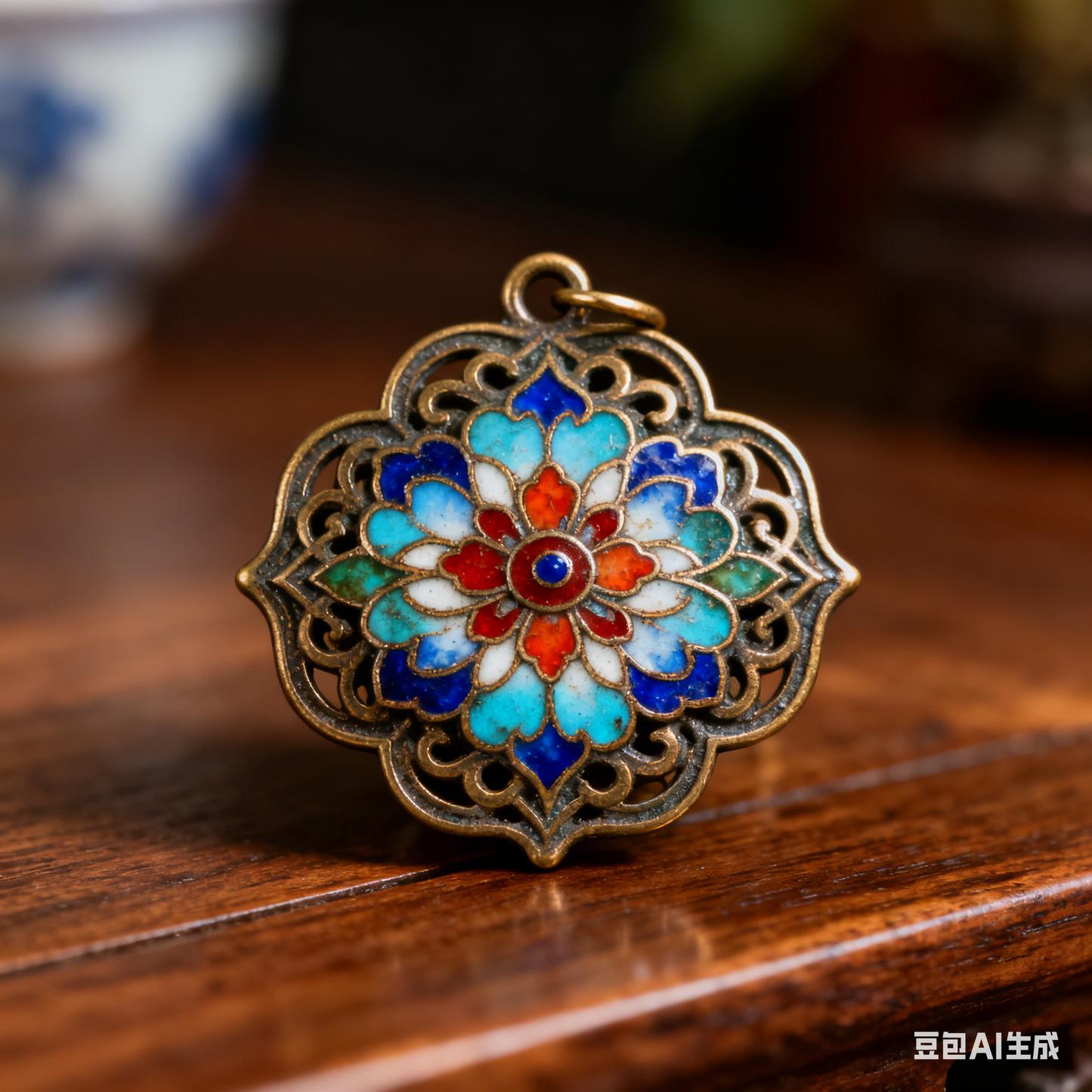 Handmade Chinese Cloisonné Enamel Figurine | Cultural Art Decoration