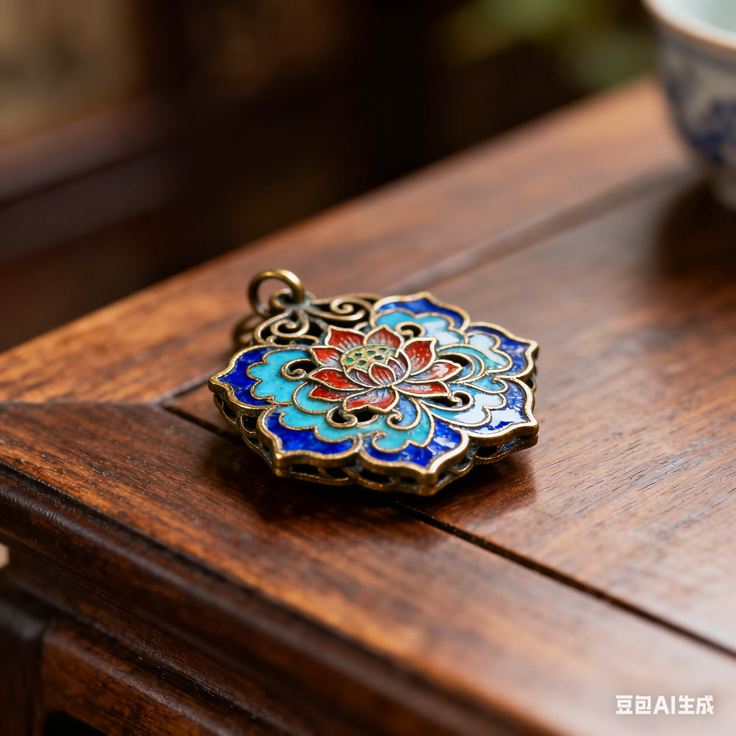 Handmade Chinese Cloisonné Enamel Figurine | Cultural Art Decoration